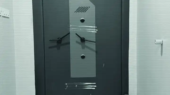 Oro Safe CCTV view, strongroom door